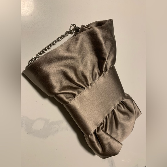 Nude satin bcbg purse - Picture 3 of 6